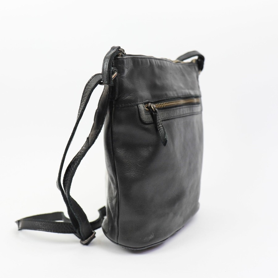 Bear Design Middelmaat Schoudertassen | Schoudertasje 'Robin' Cl 36438 Zwart