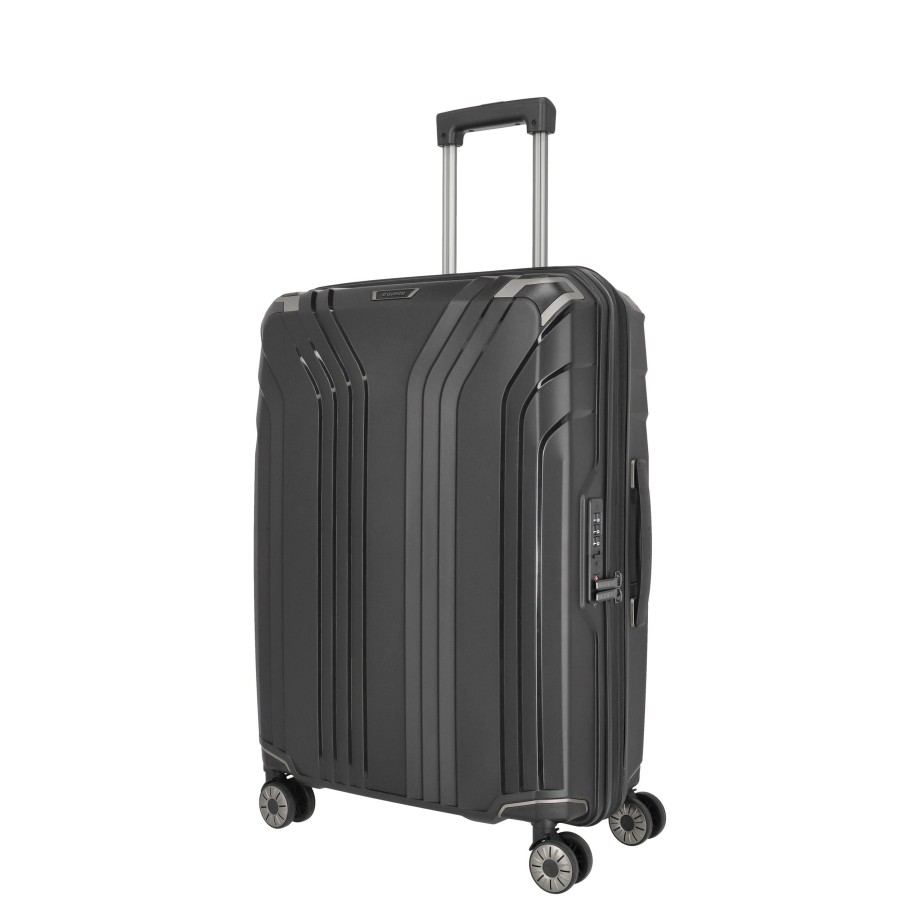 Travelite Uitbreidbare Koffers | Elvaa Trolley M Exp. Black