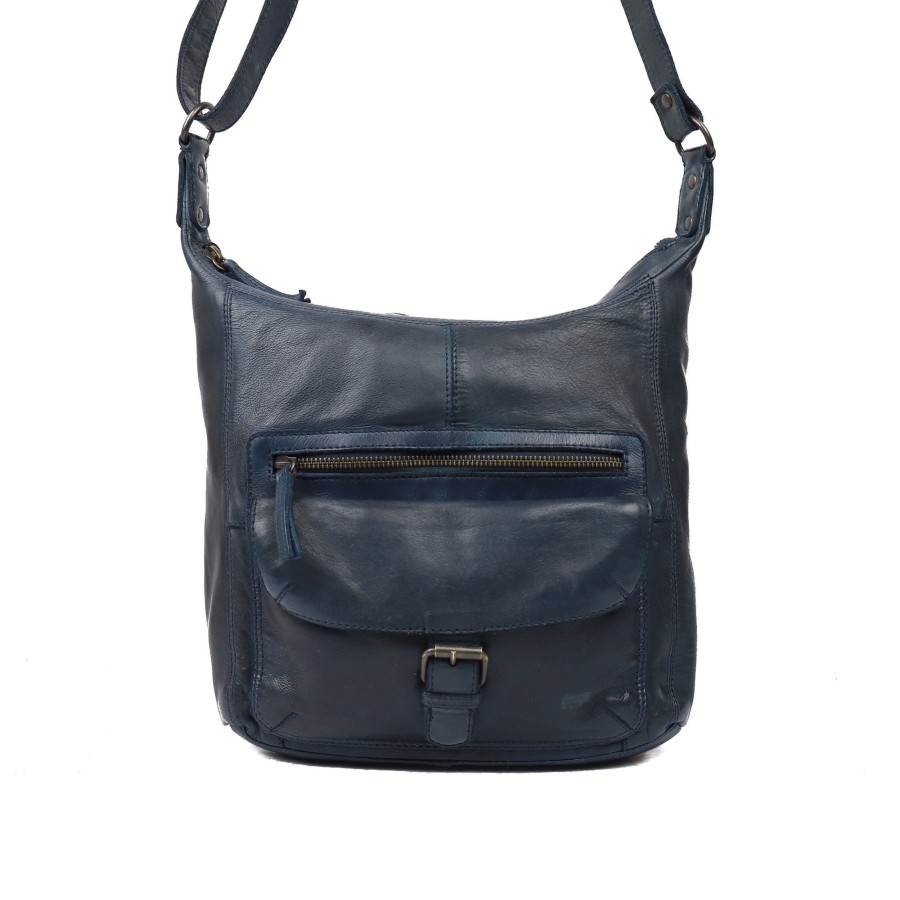 Bear Design Middelmaat Schoudertassen | Schoudertas 'Anna' Cl 32612 Donkerblauw