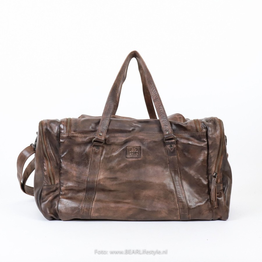 Bear Design Autovakantie | Weekendtas 'Max' Cl 32879 Donkerbruin