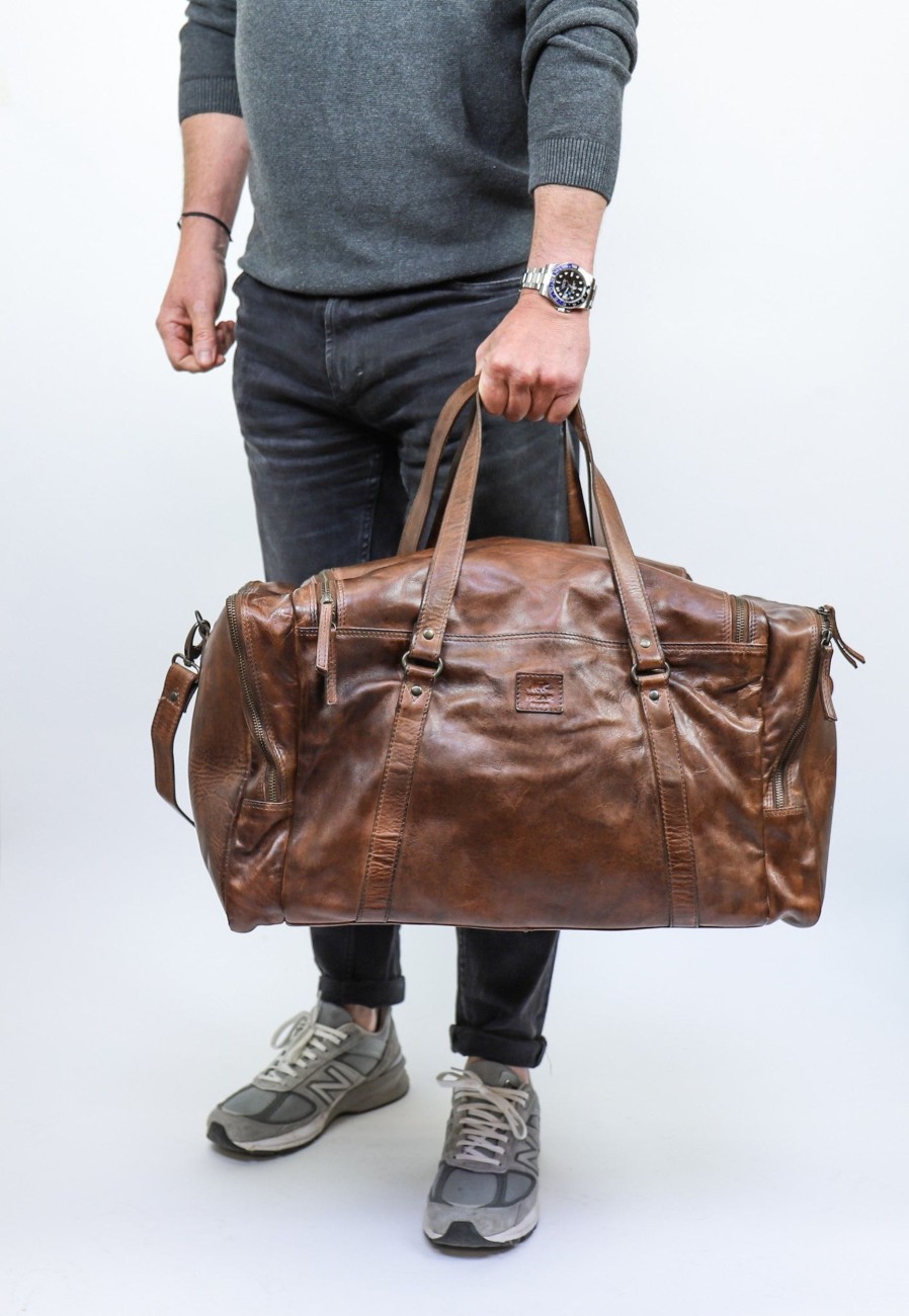 Bear Design Autovakantie | Weekendtas 'Max' Cl 32879 Donkerbruin