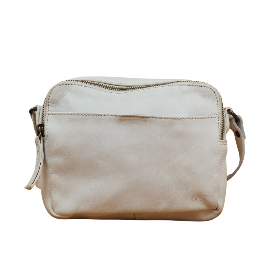 Bear Design Crossbody Tassen | Schoudertasje 'Irem' Dirty White