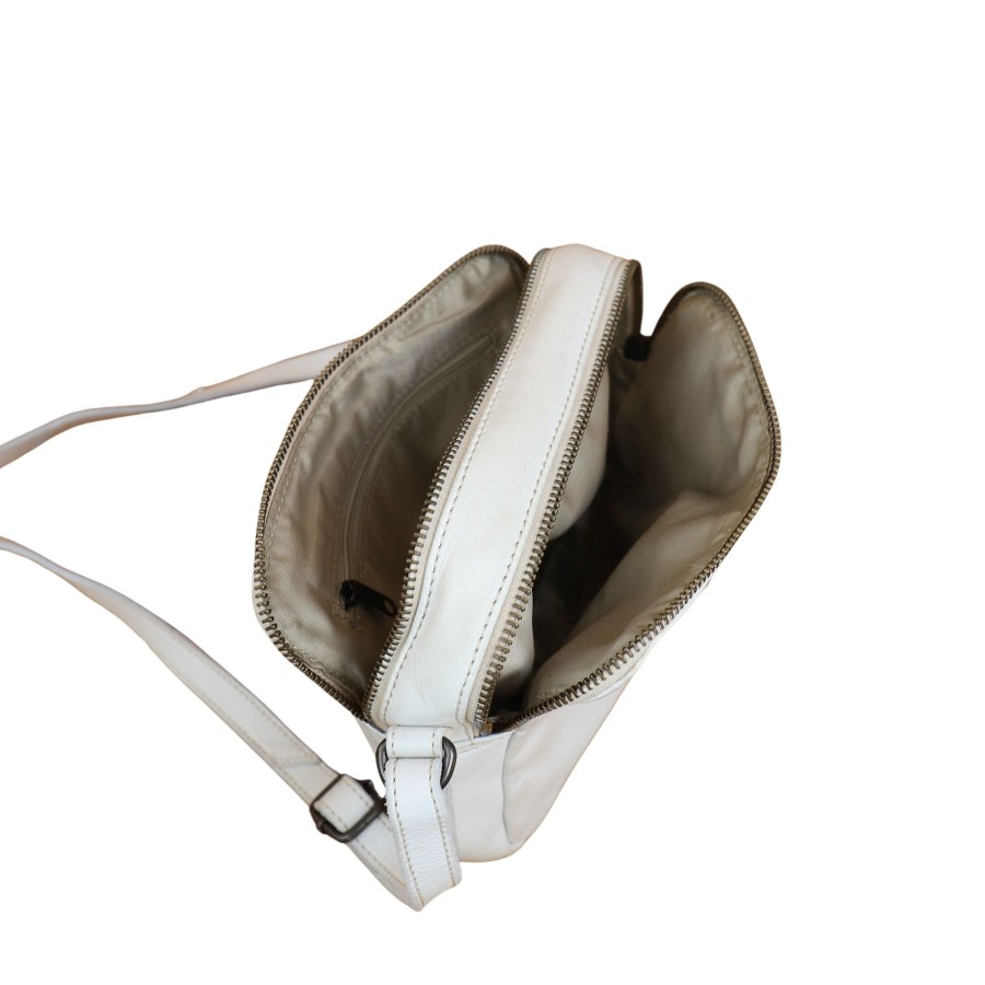 Bear Design Crossbody Tassen | Schoudertasje 'Irem' Dirty White