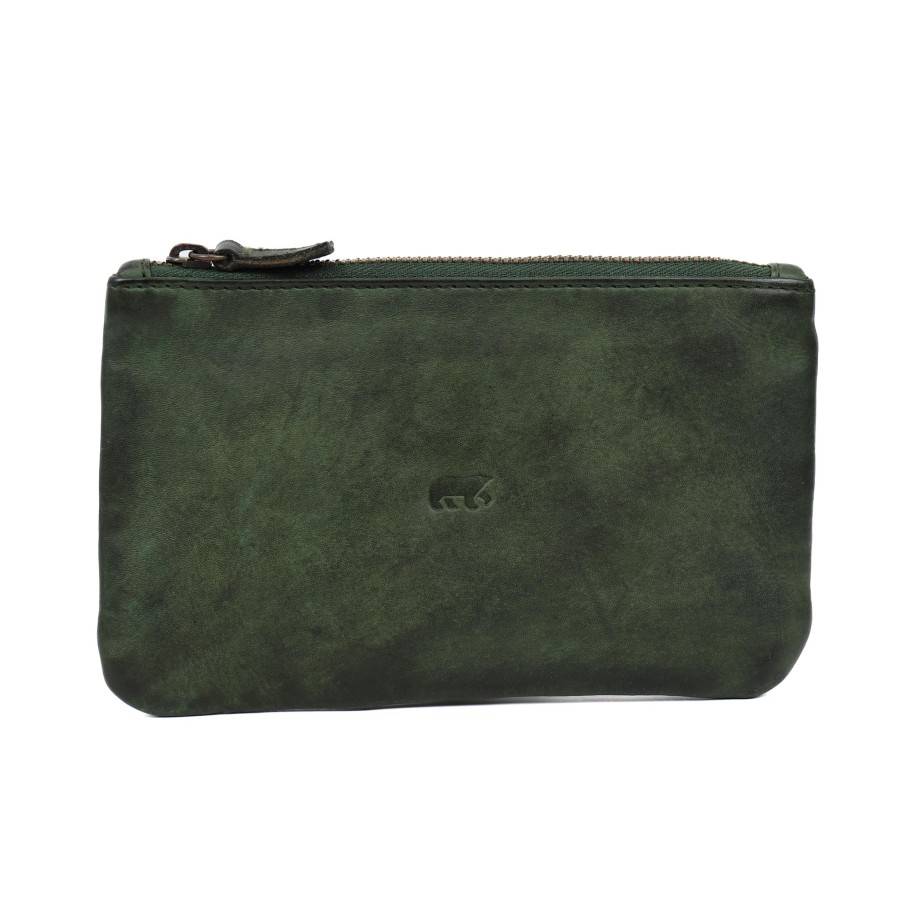 Bear Design Middelmaat Portemonnees | Etui 'Nova' Groen