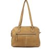 Bear Design Middelmaat Handtassen | Hand-/Schoudertas 'Lieke' Beige