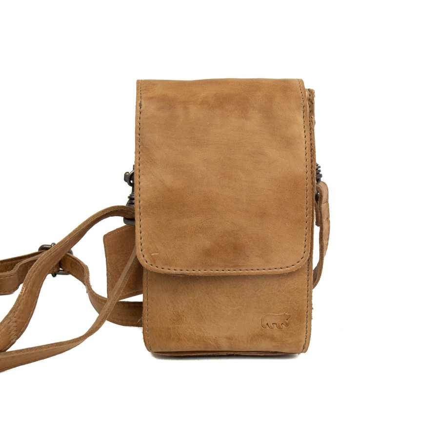 Bear Design Telefoontasjes | Schoudertasje 'Robbie' Cp 2184 Taupe