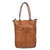 Bear Design Grote Shoppers | Hand-/Schoudertas 'Becky' Cognac