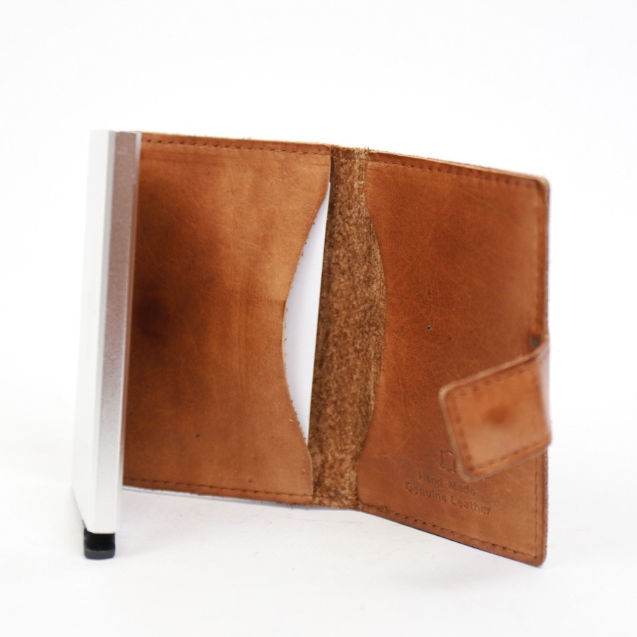 Bear Design Pasjeshouders | Pasjeshouder 'Pip' Cl 15254 Cognac